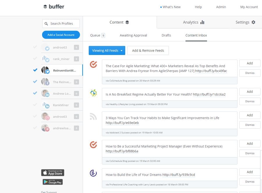 Buffer Review  Pricing & Features (2023) - Social Media Marketing Platform